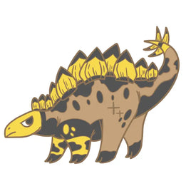 Stegosaurus Enamel Lapel Pin (My Lil' Morrison Series)