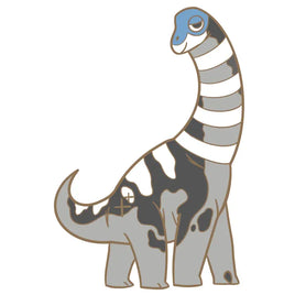 Brachiosaurus Enamel Lapel Pin (My Lil' Morrison Series)