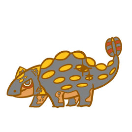 Ankylosaurus Enamel Lapel Pin (Heck Creek Series)