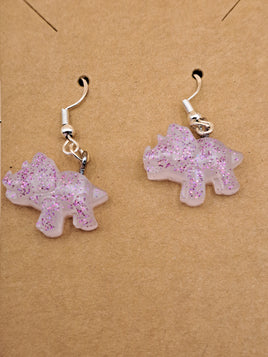 Triceratops Earrings(Resin)