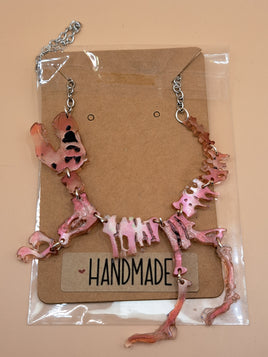 Tyrannosaurus Rex Skeleton Necklace (Resin)
